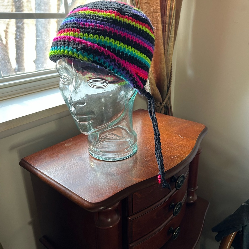 Handmade Multicolor crochet Beanie